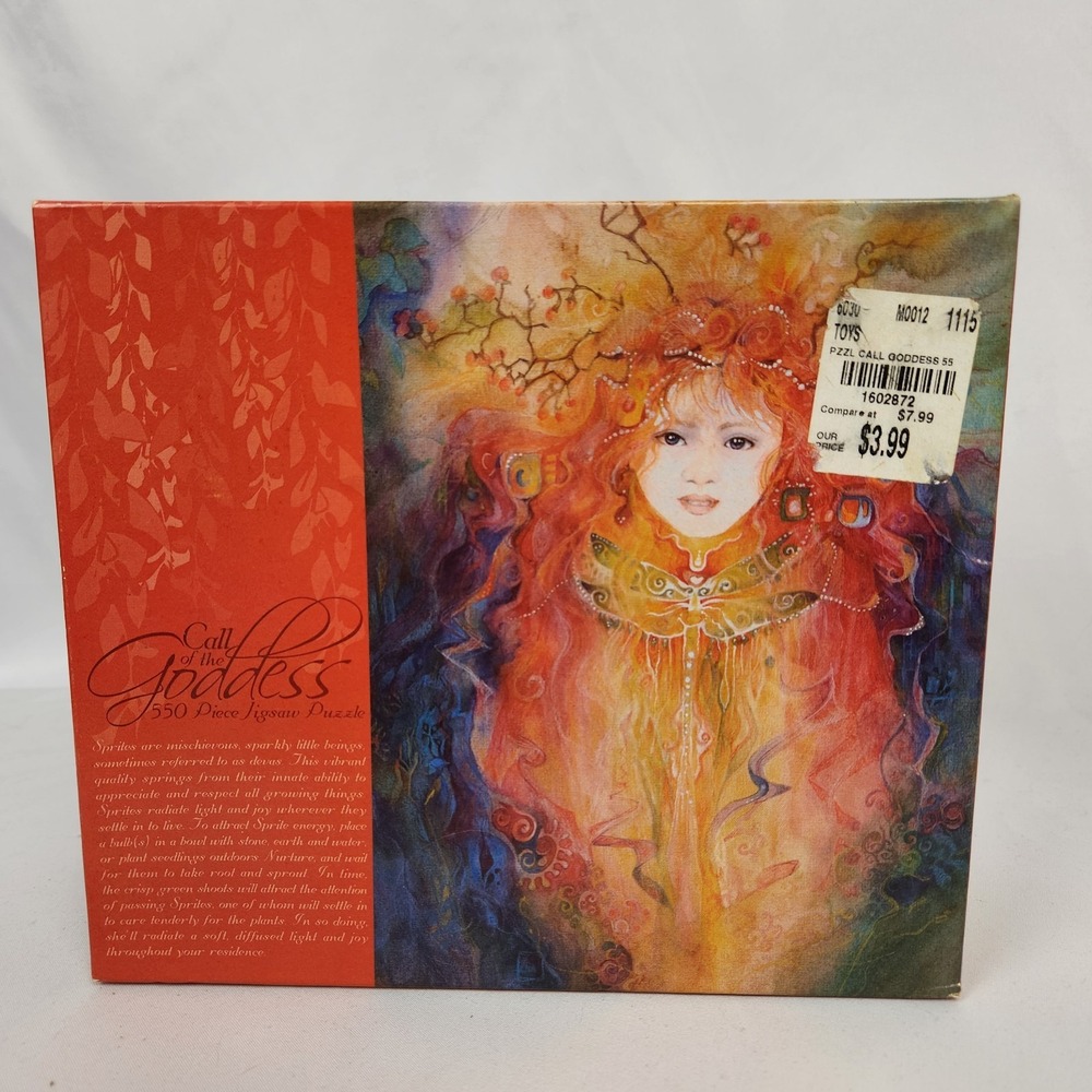 New Sealed Ceaco‎ Call of the Goddess "The Garden Sprite" 550 Pc puzzle 24x18"